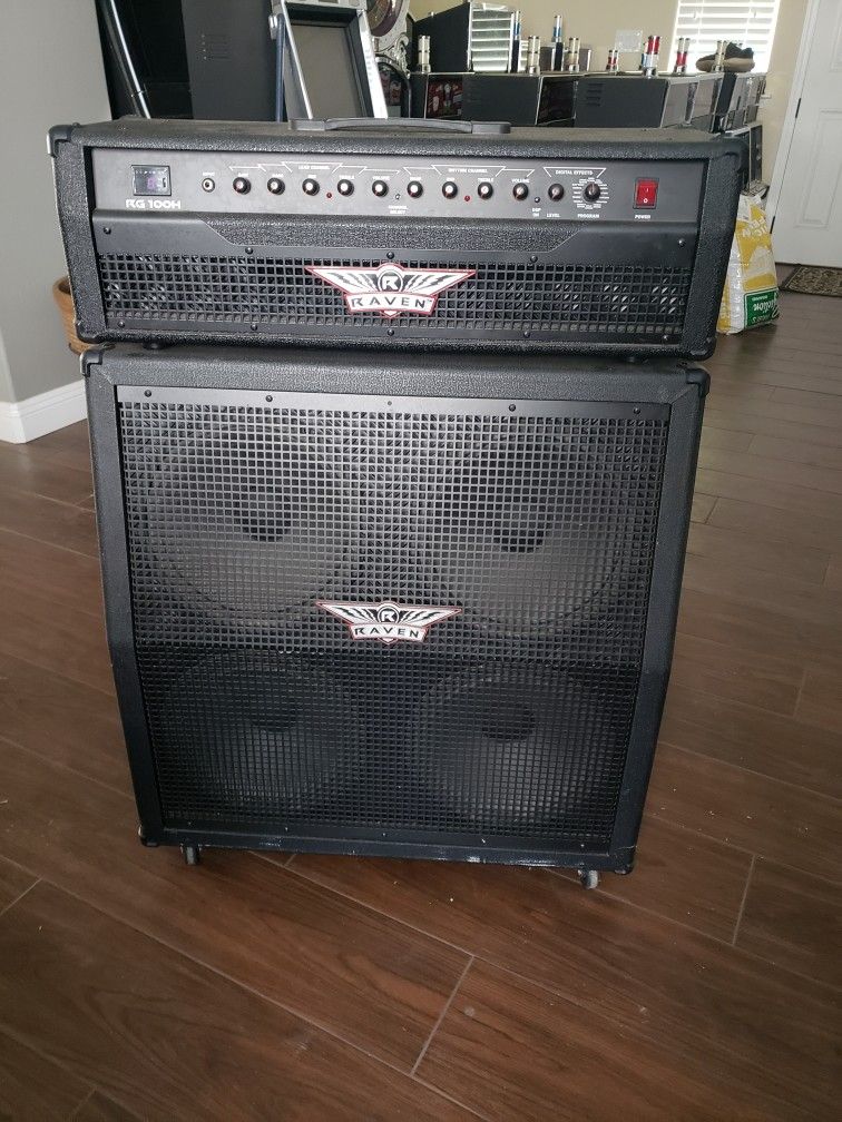 Guitar amp head and cabinet