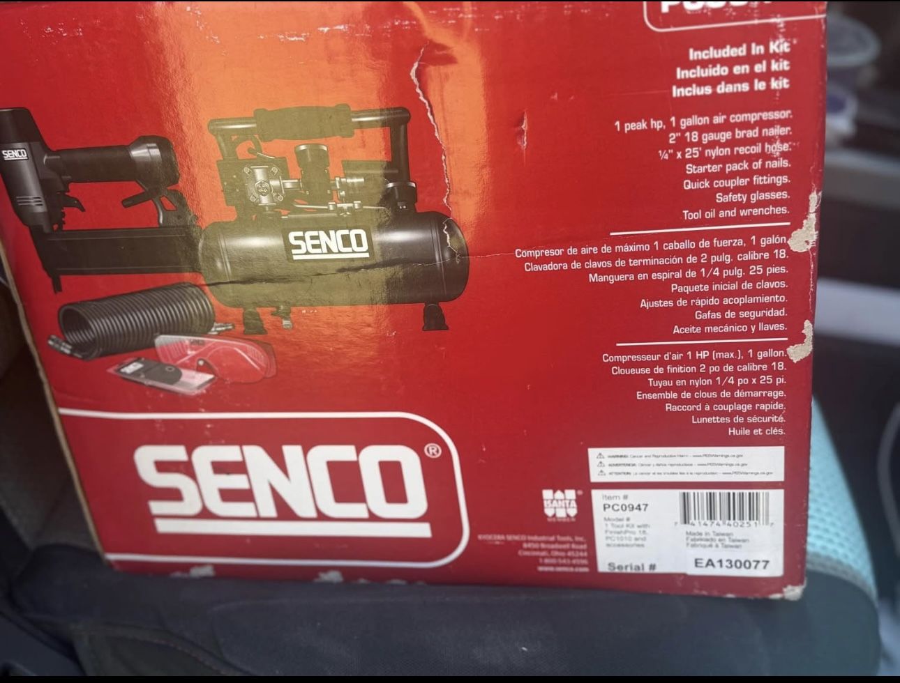 Air Compressor 1 gallon with nails guns 2’8 1/4’ 25 Nylon recoil hose $200 obo brand new still in the box,All Products : American Fashion Style Bags On Sale