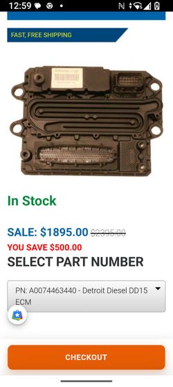 Ecu for Detroit diesel