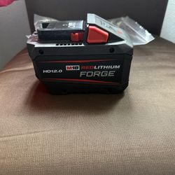 milwaukee M18 forged Red lithium HD 12.0 Battery 🔋 