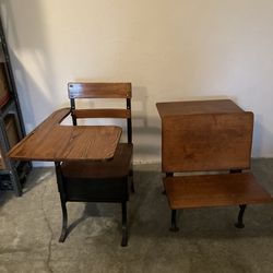 Old Children’s School Desks