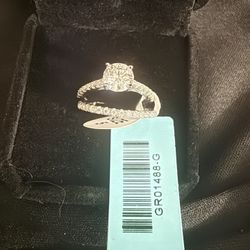 Moissanite Ring, Wedding And Engagement Set Size 5