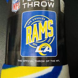 NEW: Los Angeles Rams NFL Northwest Campaign Fleece Throw Blanket - 50 x 60 in 