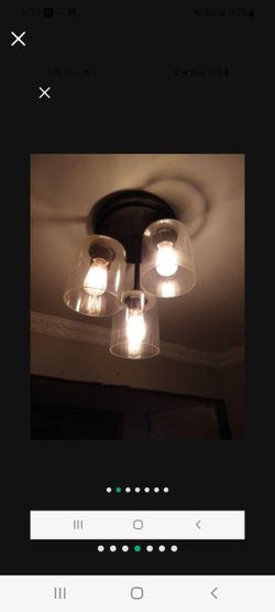 Bronze Light Fixture