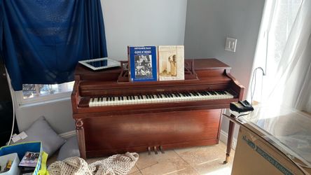 Sterling Upright Piano Walnut Finish