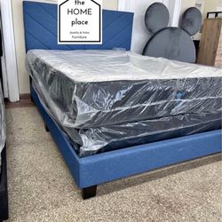 Brand New Twin Bed Frame With Mattress And Box Spring For Only $299 🚨 Ready For Delivery 🚛 