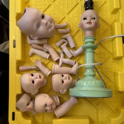 Doll Parts For Sale Whole Lot Including Lamp