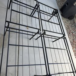 queen bedframe 18 inches, no box spring needed