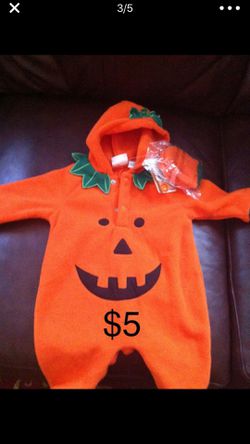 Pumpkin Halloween infant costume