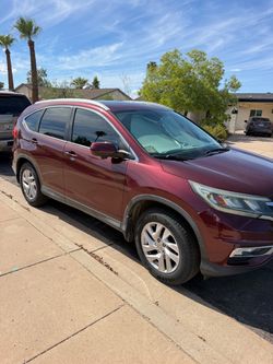 Honda CR-V SUV in Maroon Red