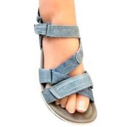 Earth origins Light Blue suede sport sandals/8W