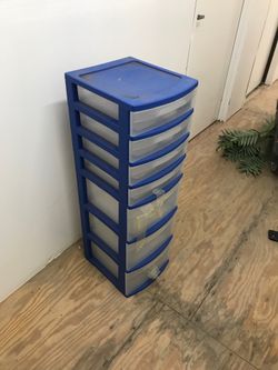 1x1x4 Ft plastic drawer file