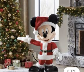 Disney Mickey Mouse Santa 4ft Animatronic 