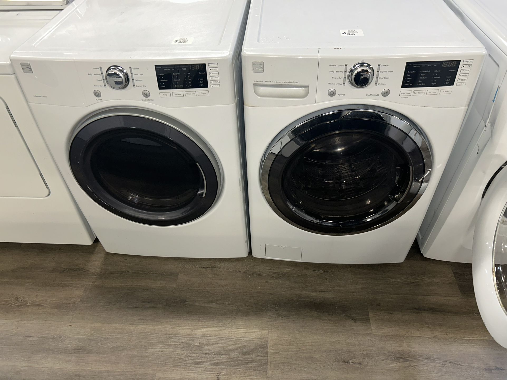 front load washer and dryer