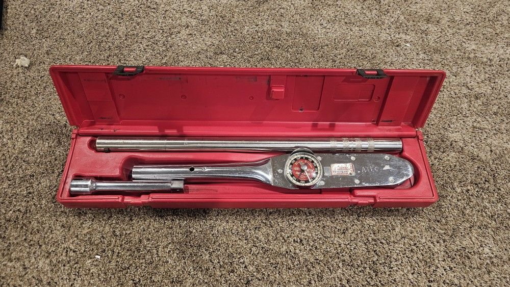 SNAP-ON TORQOMETER TE 602-A 3/4" DRIVE 600 FOOT POUNDS