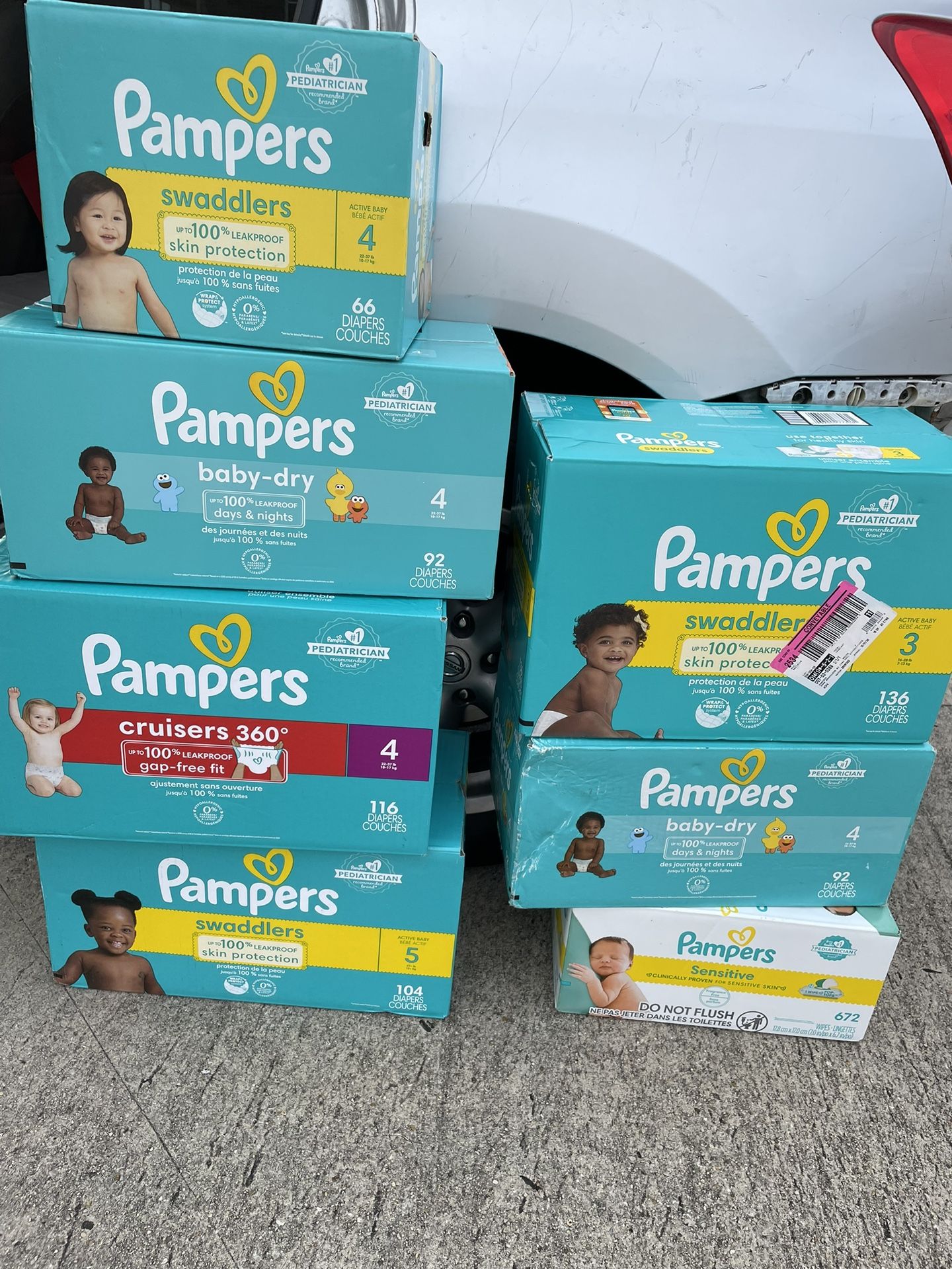 Brand New Pampers Brand Diapers 