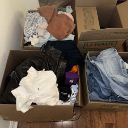 Large Clothing Lot $0