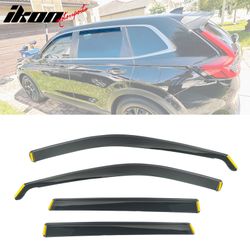 Fits 2023-2026 Honda CR-V Side Window Visors Injection PC In-Channel Deflectors 4PCS