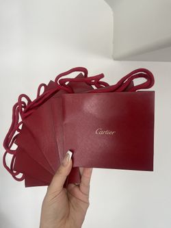 6 Brand New Cartier Shopper Bags 