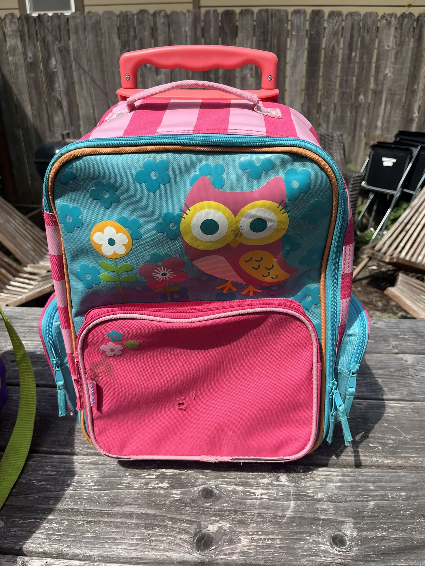 Stephen Joseph Rolling Suitcase – $5