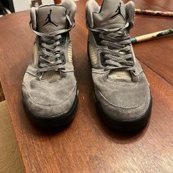 jordan 5 wolf gray size 12 men 