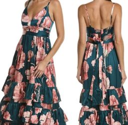 Women's Anthropology Maxi Dress Floral Size SM