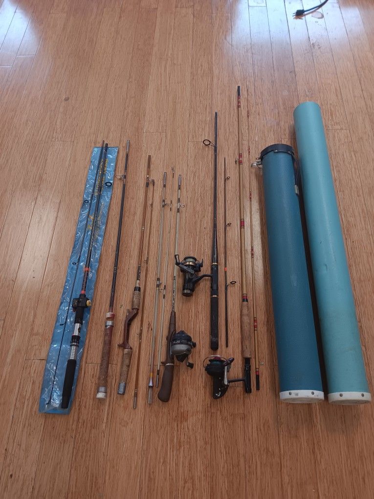 Fishing rod and real lot