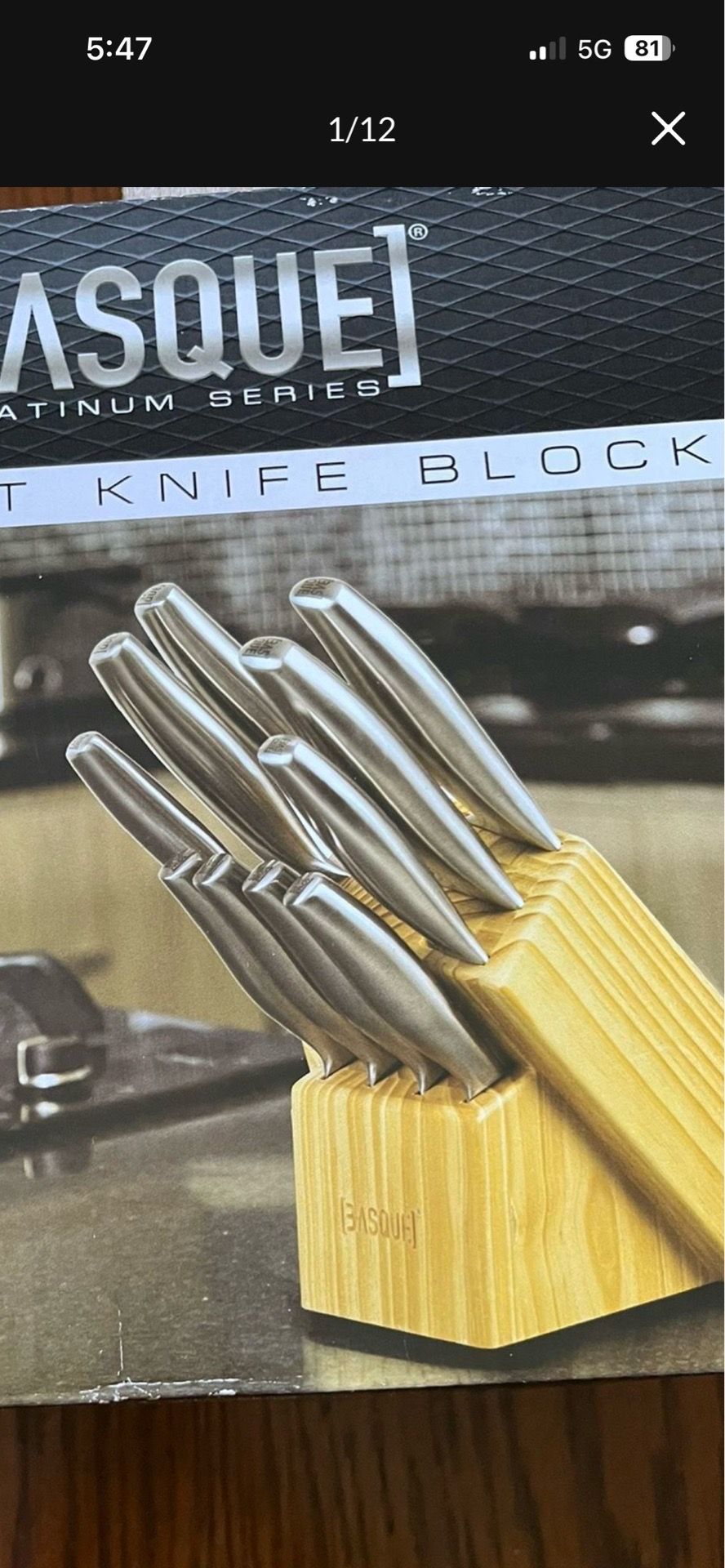 It’s A Beautiful 10 piece set of knife. They’re brand new never been used.