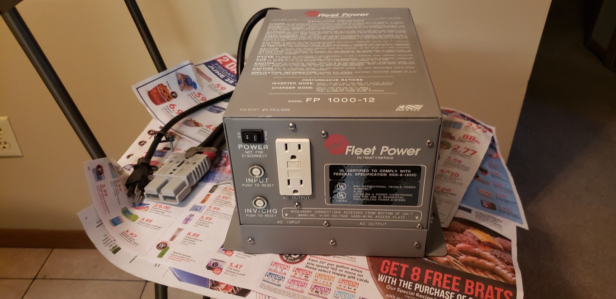 Fleet power, power inverter FP 1000-12
