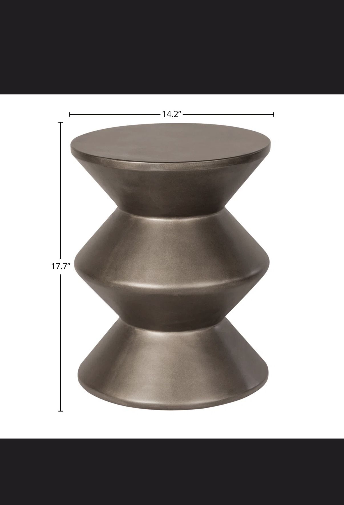 Isiah Concrete Top End Table By Joss & Main