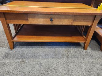 Mission Style Wood Console Sofa Table