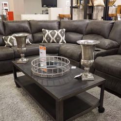Reclining Sectional In Stock For Immediate Delivery 