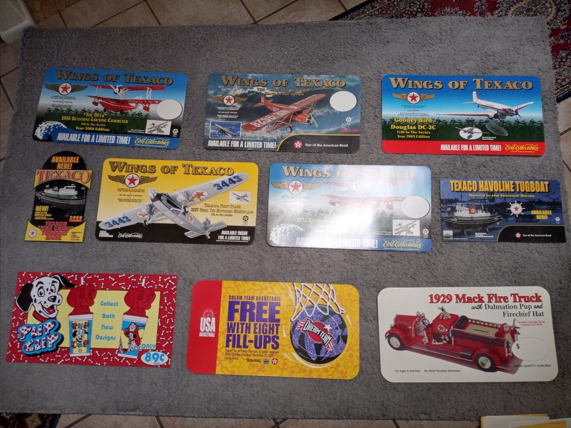34 Texaco Signs And Memorabilia
