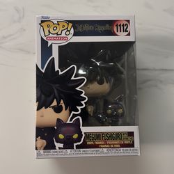 Brand New Pop Funko JJK Jujutsu Kaisen Vinyl Figure Megumi Fushiguro with Divine Dog