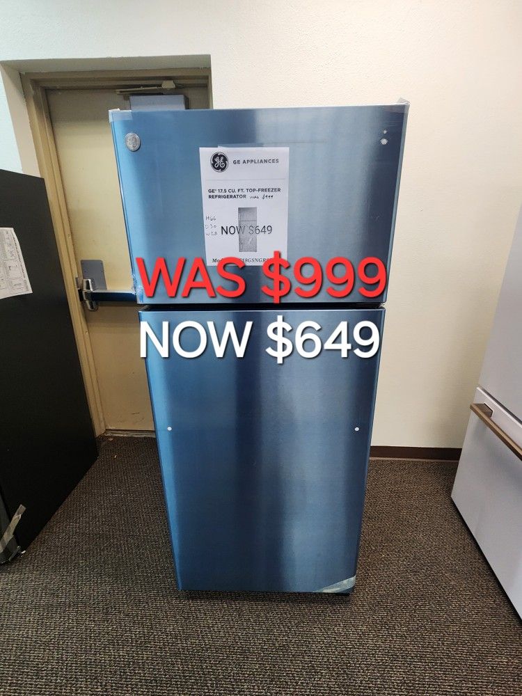 GE 17.5 Cu. Ft Top Freezer Refrigerator