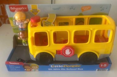 Fisher price little people sit with me school bus
