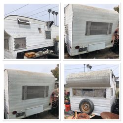 Vintage Can Ham Trailer