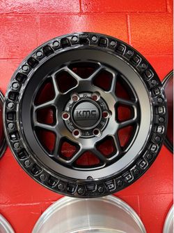 Kmc torx available in Matte Black 17” Rim 6 lug