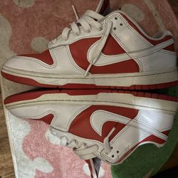 Red White Nike Dunks Obo SZ9 