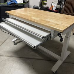 🔴52” HISKY ADJUSTABLE HEIGHT WORK TABLE🔵COUNTER TOPS