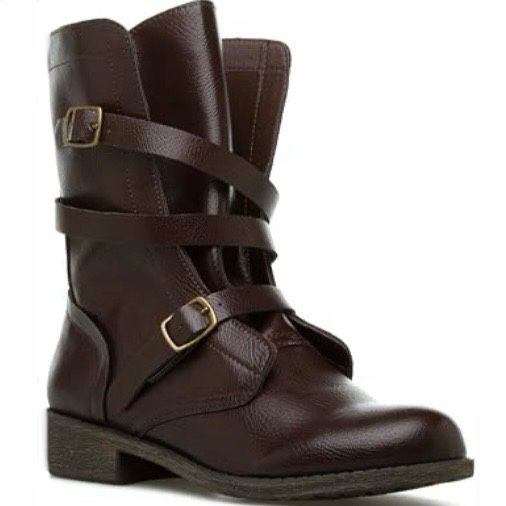 Leila Stone Natalie Combat Boots 