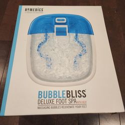 HoMedics Bubble Bliss Deluxe Foot Spa with Heat