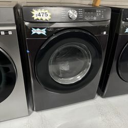 Brand New Dryer Smart Black 7.3 Cubic Feet Stackable Electric 