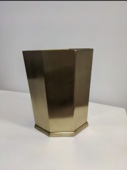Threshold Gold Waste Can/ Trash Can
