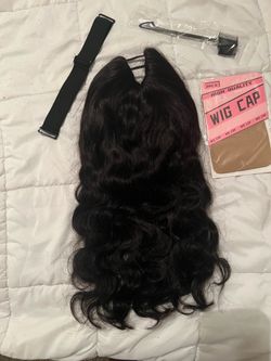 V part wig 100%human 22 inches