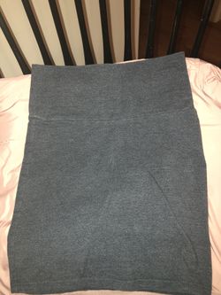 Gray Bodycon Skirt