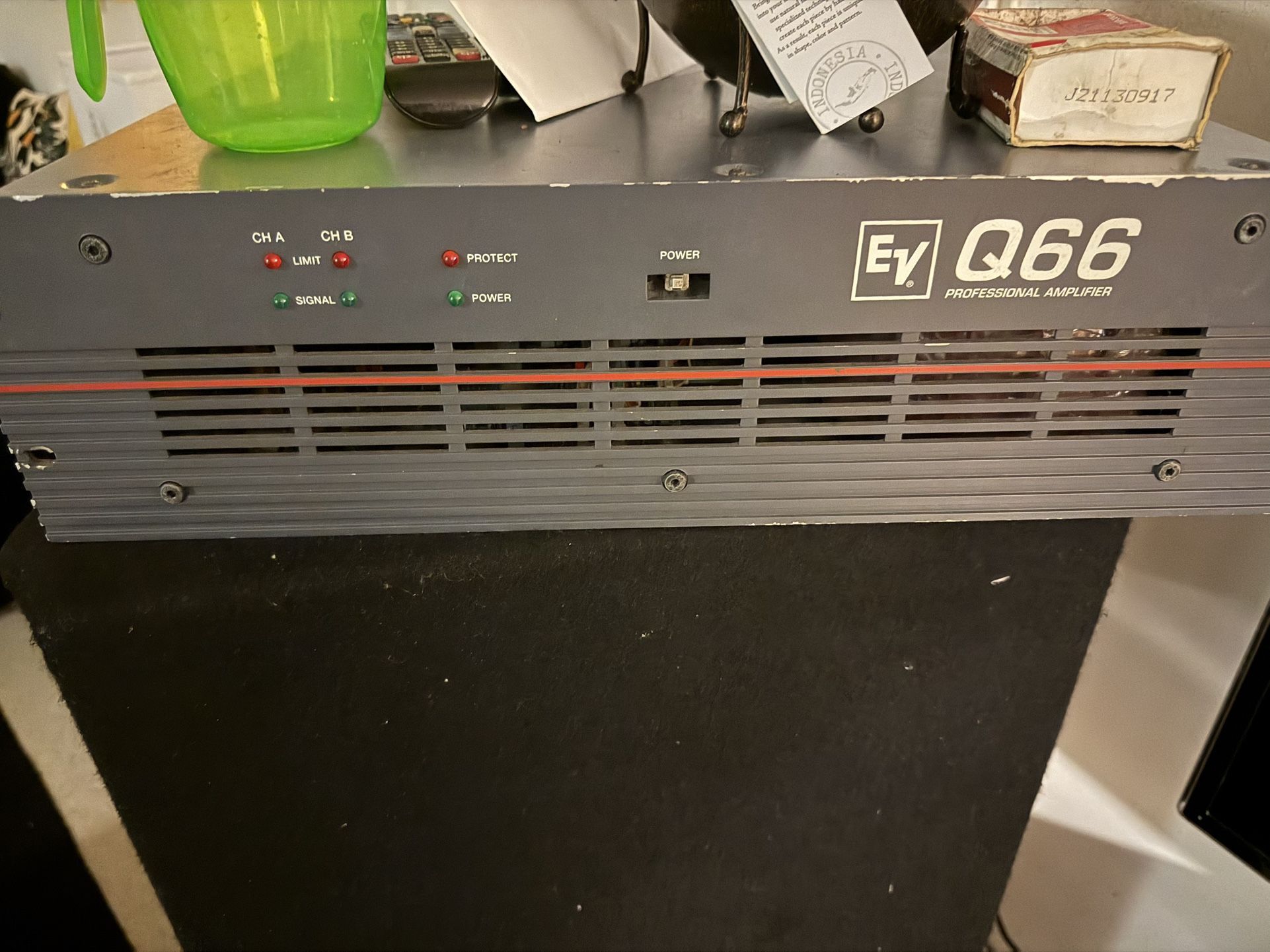 EV Q66 Professional Amplifier 