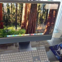 Apple iMac 24” – M1, 16GB RAM, 512GB SSD (Blue)