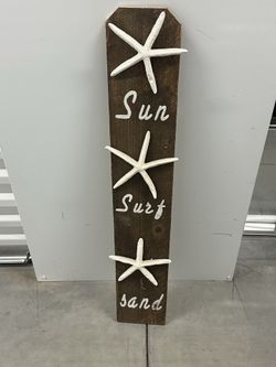 Beach sign