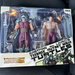 NECA Eastman & Lairds Shredder Worms of Madness 2 Pack Action Figures - New